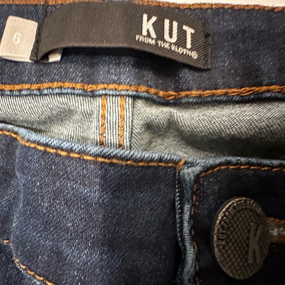 KUT from the Kloth Jeans Dark Wash Denim Size 6 - Picture 3 of 5